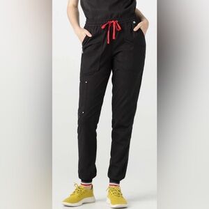 Mediclo TENCEL Catalina‎ ‎Jogger Scrub Pants Black Size Small Pockets